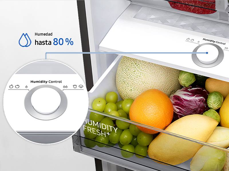 Frigorífico Samsung RB34C672EWW/EF - Cajón Humidity Fresh+ Frigorífico Samsung RB34C672EWW/EF Cajón Humidity Fresh+