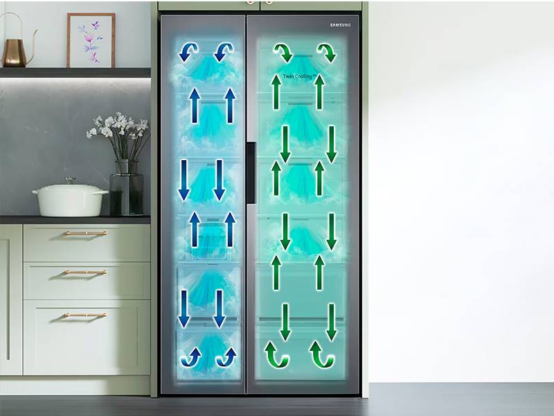 Frigorífico Samsung RB38C607AS9/EF - Twin Cooling Plus™ Frigorífico Samsung RB38C607AS9/EF Twin Cooling Plus™