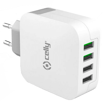 Cargador Red Celly Turbo 4 USB Cargador Red Celly Turbo 4 USB