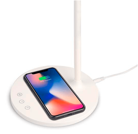 Celly lámpara LED con carga inalámbrica WLLIGHT blanca