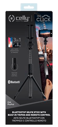 Trípode y palo selfie con bluetooth