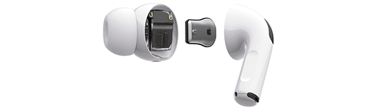 Airpods Pro (2021) blancos con estuche de carga Oír para creer