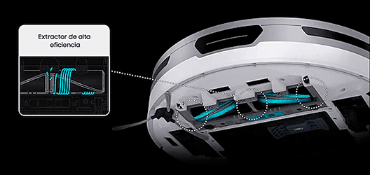 Samsung robot aspirador Bespoke Jet Bot precio. Limpieza potente