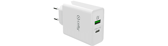 Cargador Red Celly USB Y TIPO C 36W precio. Recargas en menos de una hora