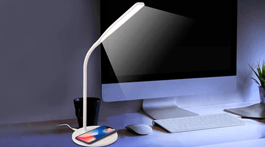 Celly lámpara LED con carga inalámbrica WLLIGHT blanca precio. Lámpara LED con carga inalámbrica