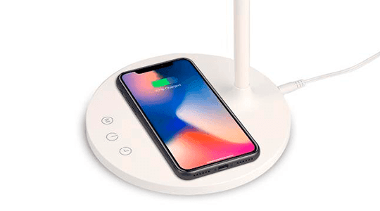 Celly lámpara LED con carga inalámbrica WLLIGHT blanca - Comodidad y sencillez Celly lámpara LED con carga inalámbrica WLLIGHT blanca Comodidad y sencillez