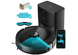 Robot aspirador Cecotec Conga 7490 Inmortal Home 6 Pack reacondicionado Navegación inteligente con tecnología láser