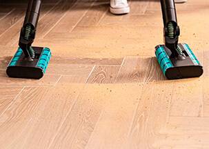 Aspirador escoba Cecotec Conga Rockstar 5500 Hurricane Twice Doble cabezal para el doble de limpieza