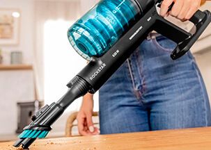 Aspirador escoba Cecotec Conga Rockstar 5500 Hurricane Twice precio. Limpieza eficiente.
