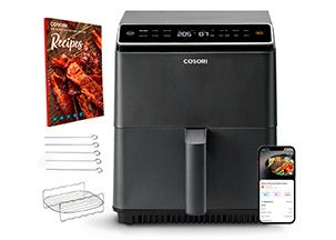 Freidora de aire Cosori Dual Blaze Chef Edition precio. Bandeja antiadherente