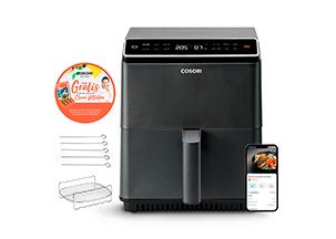 Freidora de aire Cosori Dual Blaze Chef Edition precio. Accesorios