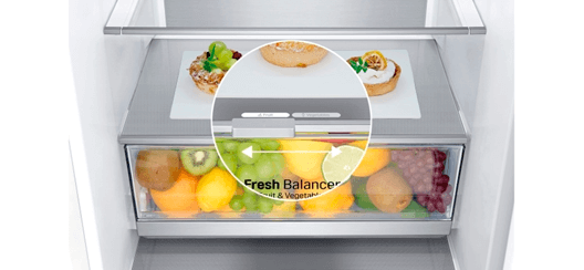 LG Frigorífico wifi GBB72NSUCN1 Inox - Nivel óptimo de humedad LG Frigorífico wifi GBB72NSUCN1 Inox Nivel óptimo de humedad