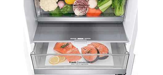 LG Frigorífico wifi GBB72SWUCN1 Blanco Adapta la temperatura