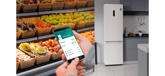 LG Frigorífico wifi GBB72SWUCN1 Blanco Controla tu frigorífico estés donde estés