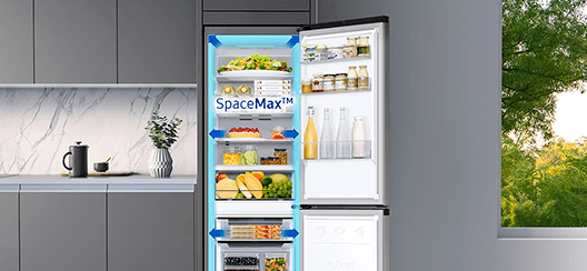 Frigorífico Samsung RB34C600DWW/EF - Tecnología SpaceMax™ Frigorífico Samsung RB34C600DWW/EF Tecnología SpaceMax™