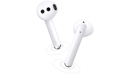 Huawei Freebuds 3 Blanco - compacto_original_estatico_izquierda Huawei Freebuds 3 Blanco compacto_original_estatico_izquierda