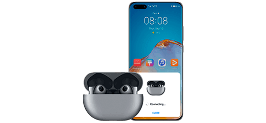 Huawei Freebuds Pro Plata Conexión inteligente