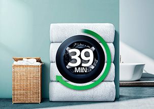 LG lavadora wifi F4WR7010AGS inox precio. TurboWash™360˚. Lava en profundidad en tan solo 39 minutos