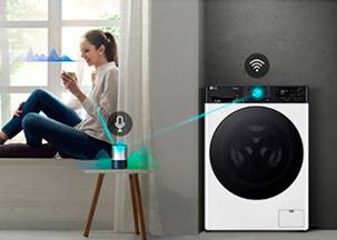 LG lavadora wifi F4WR7010AGW blanca - ThinQ™. Lavadoras preparadas para el futuro LG lavadora wifi F4WR7010AGW blanca ThinQ™. Lavadoras preparadas para el futuro