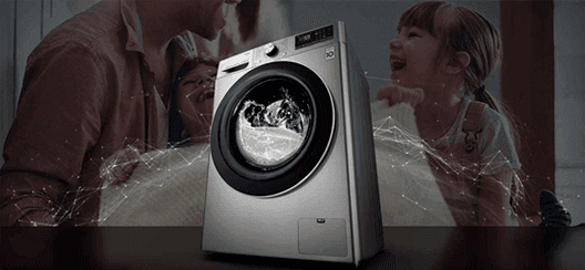 LG lavadora wifi F4WV510S0WA Un 18% menos de desgaste en tu ropa