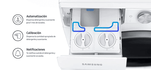 Lavadora Samsung WW90T534DTW/S3 - Auto Dosificador Lavadora Samsung WW90T534DTW/S3 Auto Dosificador
