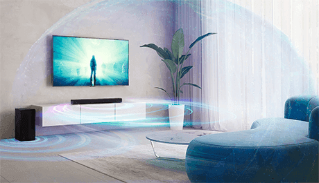 LG barra de sonido S40Q - Sonido adaptado a cada contenido LG barra de sonido S40Q Sonido adaptado a cada contenido
