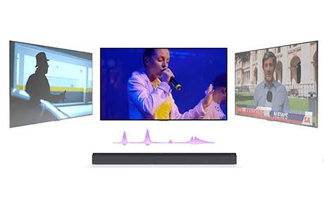 LG barra de sonido S40Q Fabricado con materiales reciclados