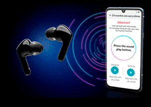 Auriculares True Wireles LG TONE Free HBS FN4 Encuentra tus LG TONE Free