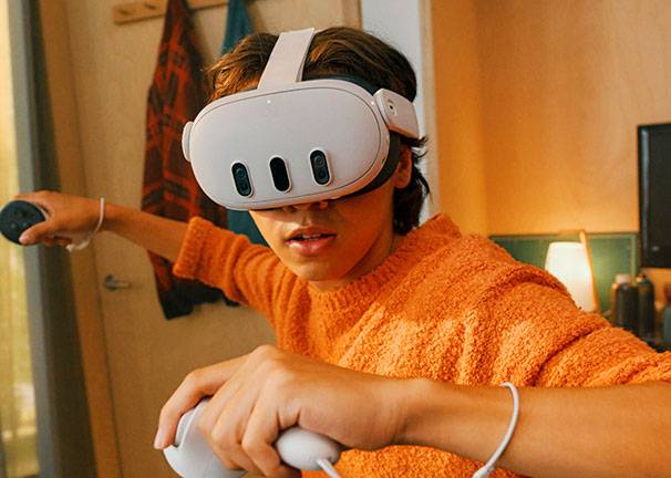 Gafas de realidad virtual Meta Quest 3 reacondicionado - Súper. Potencia Gafas de realidad virtual Meta Quest 3 reacondicionado Súper. Potencia