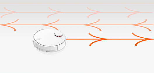 Xiaomi Mi Robot Vacuum-Mop P Blanco precio. Trazado de trayecto profesional. Simula la limpieza manual con pulido de doble dirección