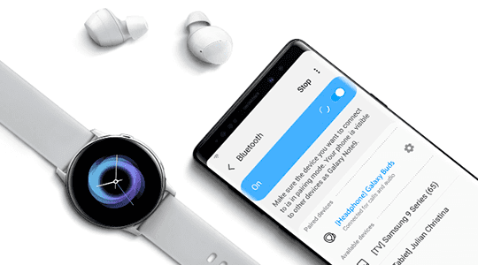 Samsung Galaxy Buds blancos - Más diversión, más libertad Samsung Galaxy Buds blancos Más diversión, más libertad