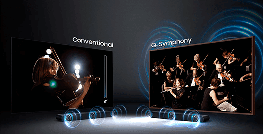 Barra de sonido Samsung HWS60B precio. Q-Symphony Gen II