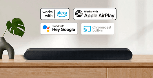 Barra de sonido Samsung HWS60B - Compatible con asistentes de voz Barra de sonido Samsung HWS60B Compatible con asistentes de voz