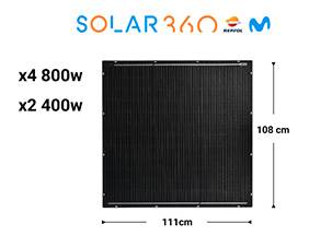 Panel Solar 800 W Tus paneles solares en un espacio reducido