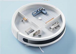 Robot aspirador Xiaomi Robot Vacuum E12 Limpieza asistida multidireccional. Limpia los espacios de difícil acceso