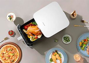 Freidora de aire Xiaomi Smart Air Fryer 6.5 L precio. Cocción perfecta. Convección en 360° para resultados uniformes y sin necesidad de giros