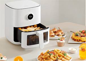 Xiaomi Freidora de aire Smart Air Fryer Pro 4 L Diseño de ventana transparente. Cocina fácil para principiantes
