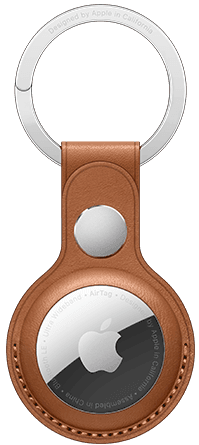 Llavero de piel AirTag