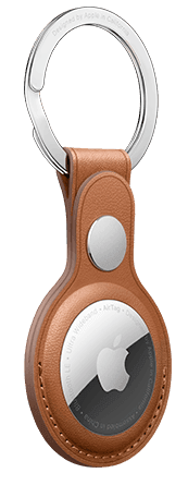 Llavero de piel AirTag