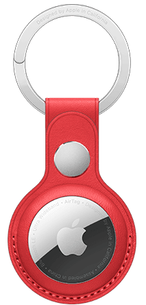 Llavero de piel AirTag