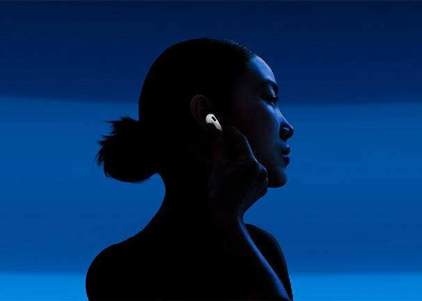 AirPods 4 con cancelación activa de ruido - Cancelación activa de ruido AirPods 4 con cancelación activa de ruido Cancelación activa de ruido