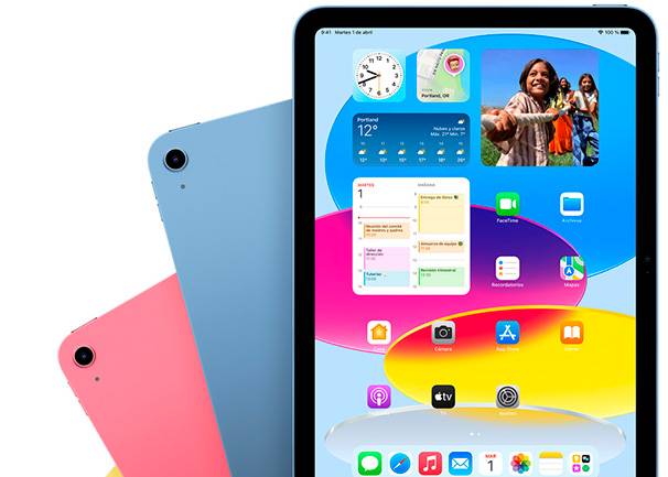 iPad (2025) A16 Wi-Fi 128 GB Desbloqueo y pagos con Touch ID