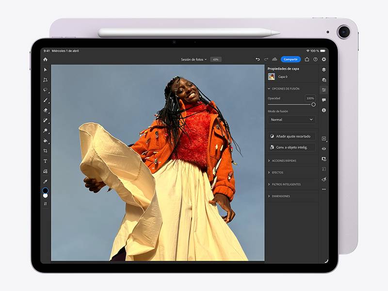 iPad Air 11'' (2026) M4 Wi-Fi 128 GB - Cámaras avanzadas iPad Air 11'' (2026) M4 Wi-Fi 128 GB Cámaras avanzadas