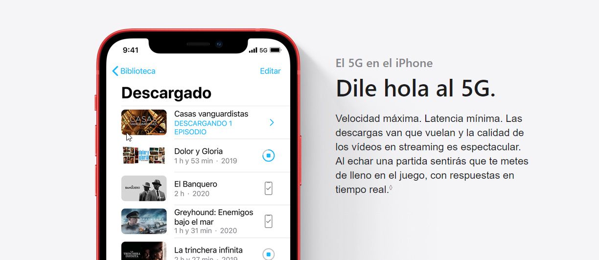 iPhone 12 , detalle del móvil iPhone 12