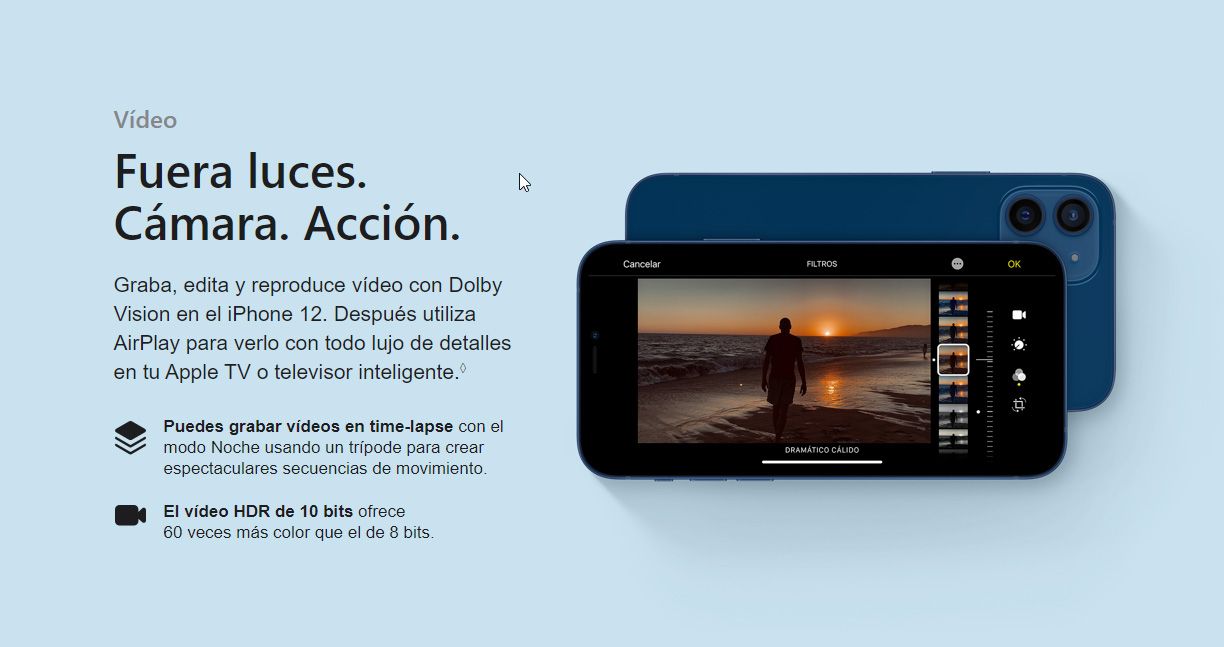 iPhone 12 con chip A14 Bionic ofreciendo alto rendimiento y eficiencia