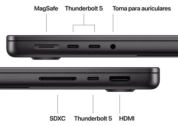 MacBook Pro 14 M4 precio. Conecta lo que quieras