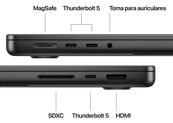 MacBook Pro 16 M4 24 GB, 512 GB - Conecta lo que quieras MacBook Pro 16 M4 24 GB, 512 GB Conecta lo que quieras