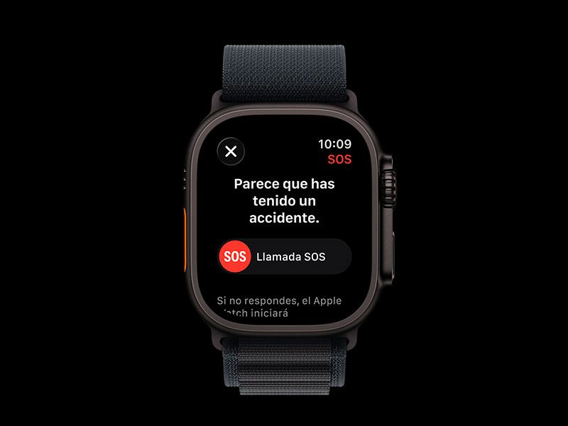 Apple Watch Ultra 3 (GPS + Cellular, 49mm) - Prestaciones de seguridad Apple Watch Ultra 3 (GPS + Cellular, 49mm) Prestaciones de seguridad