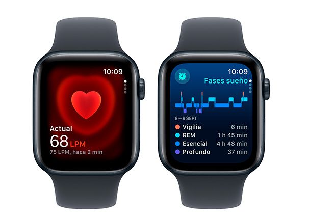 Apple Watch SE (2024) (GPS + Cellular, 44mm) precio. Prestaciones de salud y seguridad