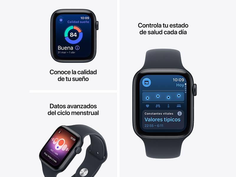 Apple Watch SE 3 (GPS + Cellular, 44mm) - Datos de salud esenciales Apple Watch SE 3 (GPS + Cellular, 44mm) Datos de salud esenciales